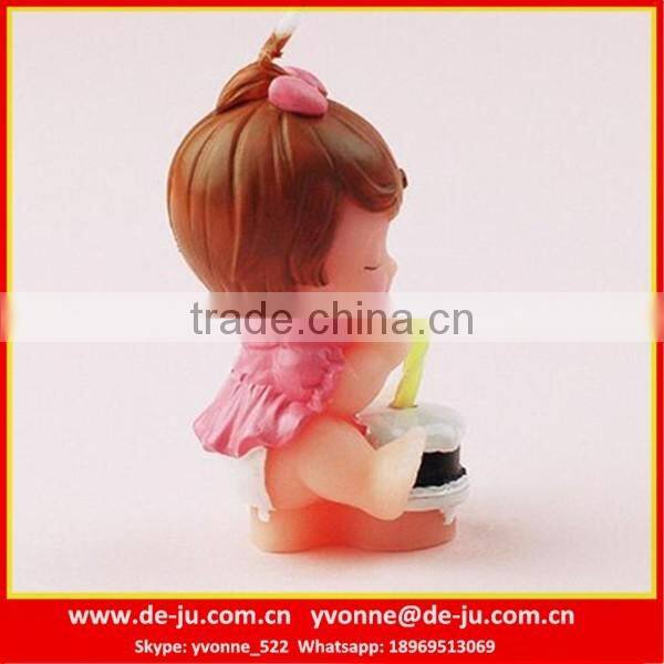 Beautiful Pray Boy With Birthday Cake Candle Decoration Kids