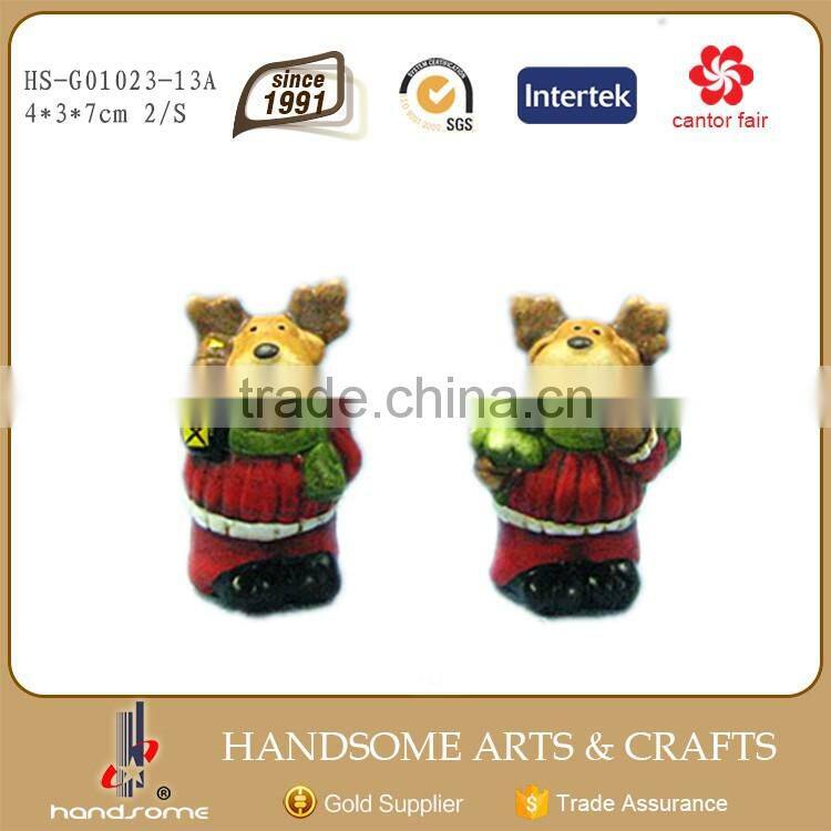 7cm Resin Wholesale Handmade Chinese Supplies Christmas Product Decoration Sale Small Gift Item