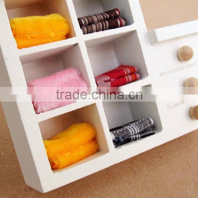Mini White classic furniture toys,shooting props,Wooden cabinets