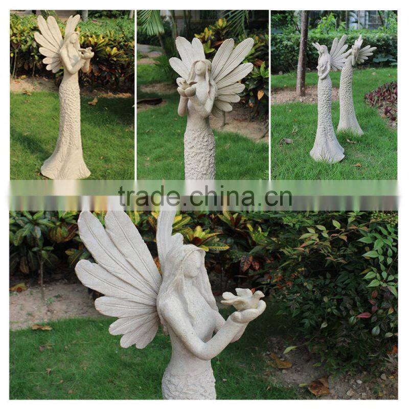 Hand Carved Outdoor Children Garden Statue