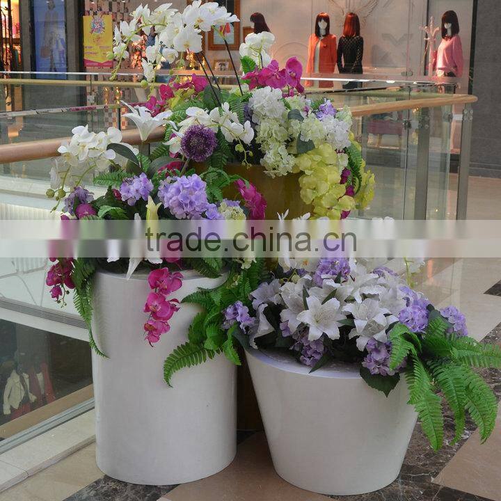 Modern frp planter flowerpot