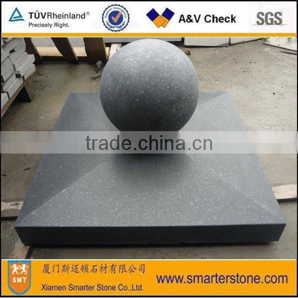 Granite Caved Ball / hand-carved Ball from natural granite / Natural stone balls with base