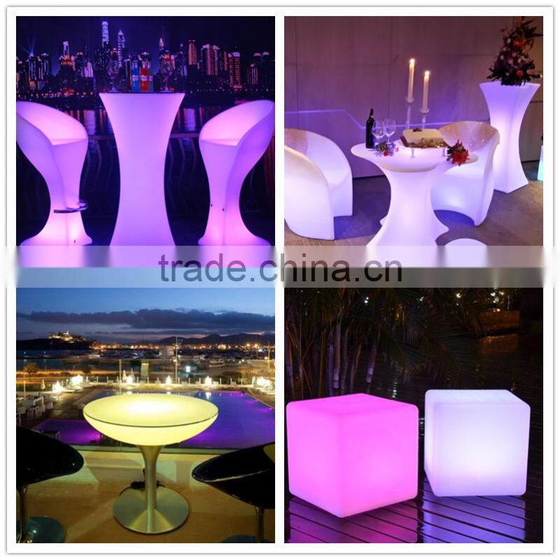 Bar furnitureand home and garden LED lighting table