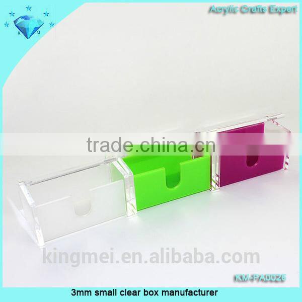 acrylic color box with grid