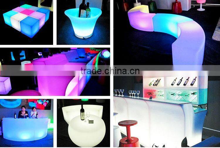 Rechargeable Led Outdoor Illuminated Hotel Furniture