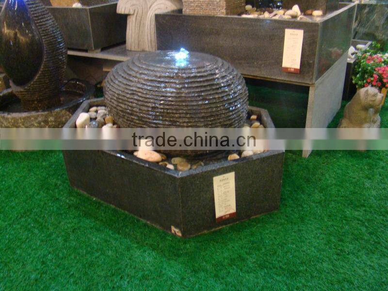 mini tabletop fountain made of granite