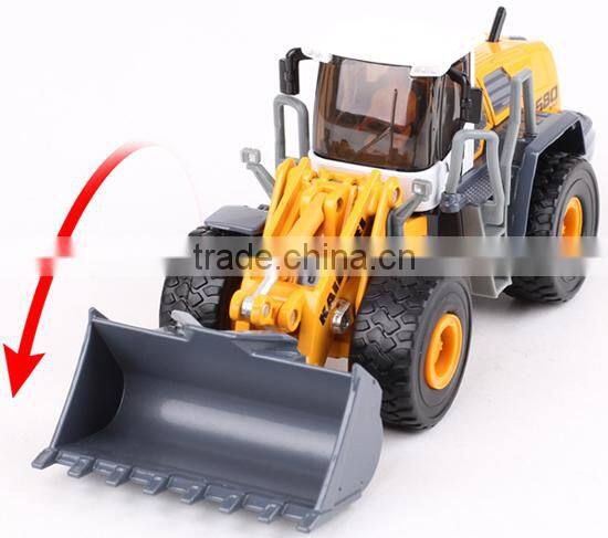 1:50 diecast toy four wheel loader ZZC123465