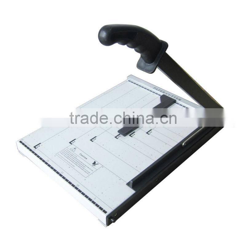 Office desktop A4,B4 size multifunctional guillotine hand paper cutter,ID photo cutter