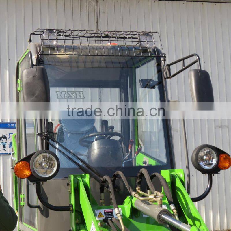 800KG mini wheel loader price list HZM908 Chinese wheel loader with protection chain