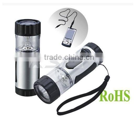 Hand-Crank Emergency Flashlight