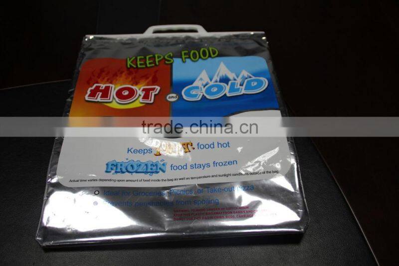 Custom Plastic Insulated Aluminum Cooler Bag Insulated Thermal Bag Insulated Foil Grocery Bag