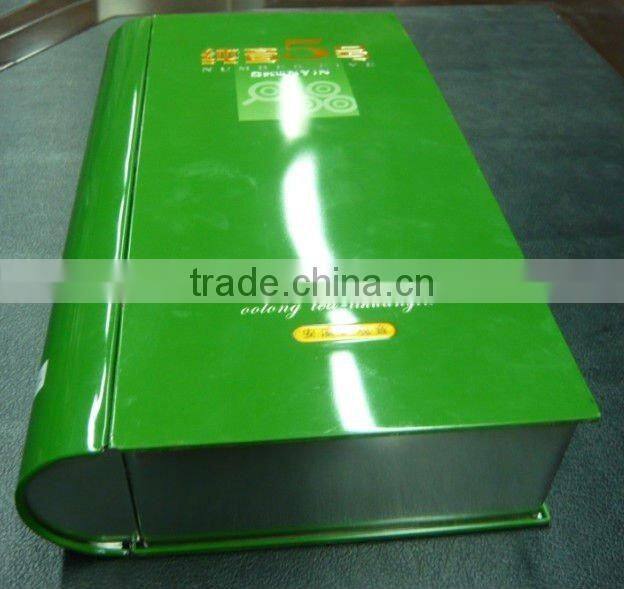 Metal Book Tin