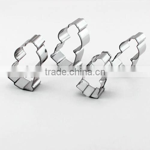 100% food grade bird shape cookie cutter kimono doll cookie cutter set