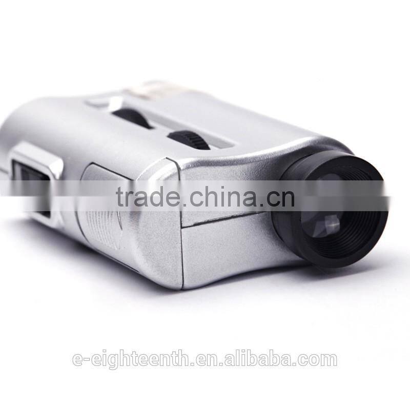 new 9593 30X-60X lens microscope repair tools high quality loupes LED UV mini magnifier