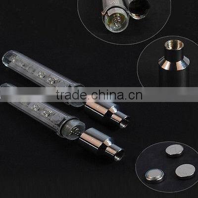 2016 new 5 LEDs Bike Wheel Tire Valve Cap Neon Light Bicycle Spoke Lamp