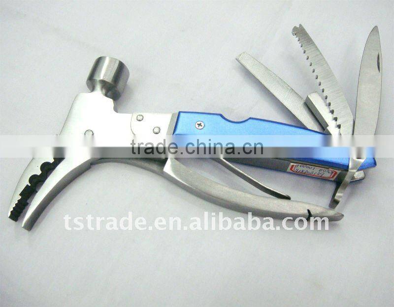 2014 new design multi tool stainless steel axep pomotion gift hammer multi hammer with axe