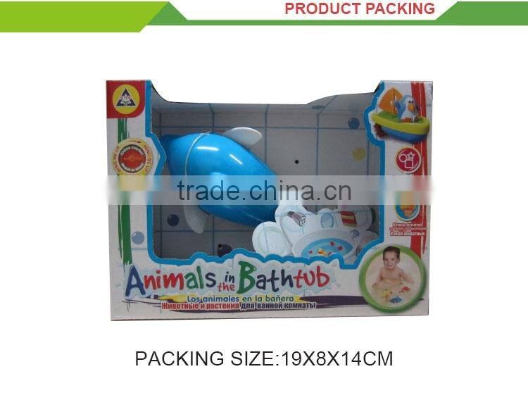 Hot selling cheap dolphins plastic sea animals wind up toy fish