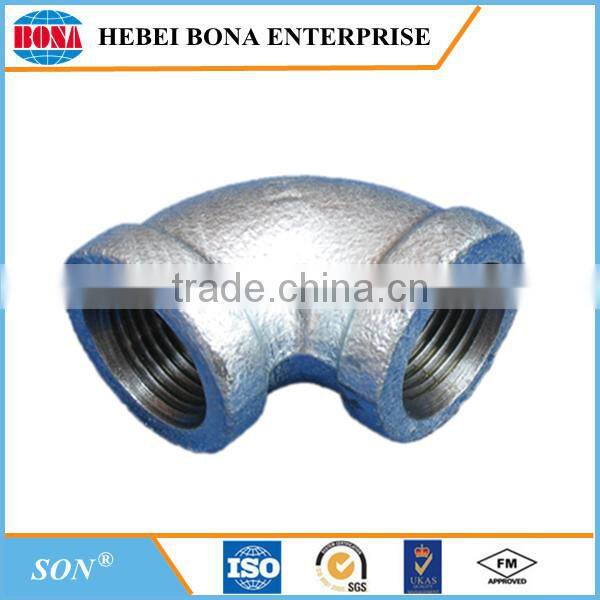 Tight Sealing 90 Degree Iron Equal Elbow