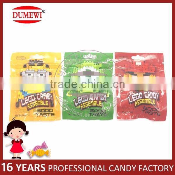 Colorful Pressed 3D Puzzle Candy