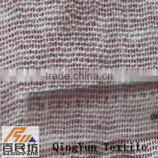 100% jute fabric burlap bleached