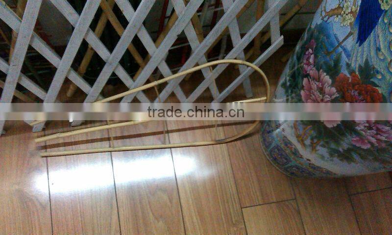 Bamboo lattice garden fence