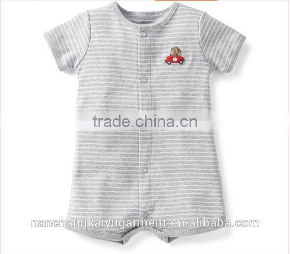 Cotton plain baby rompers,high quality baby rompers,summer baby rompers
