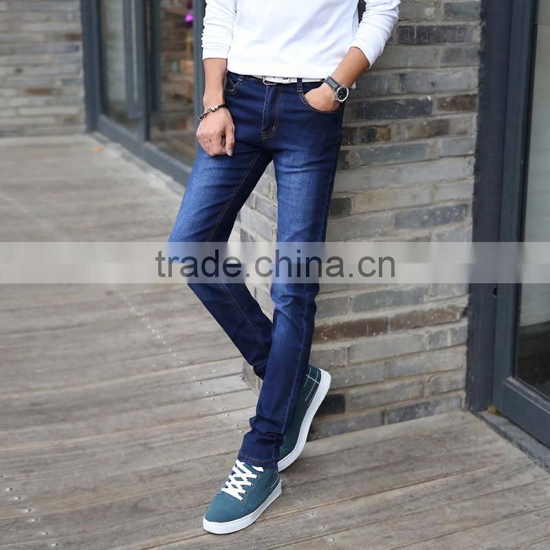 Customized manufactorying spring autumn korean style custom fit man jeans