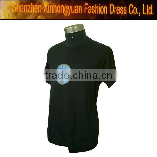 fashion custom led flashing t shirts Europe and America