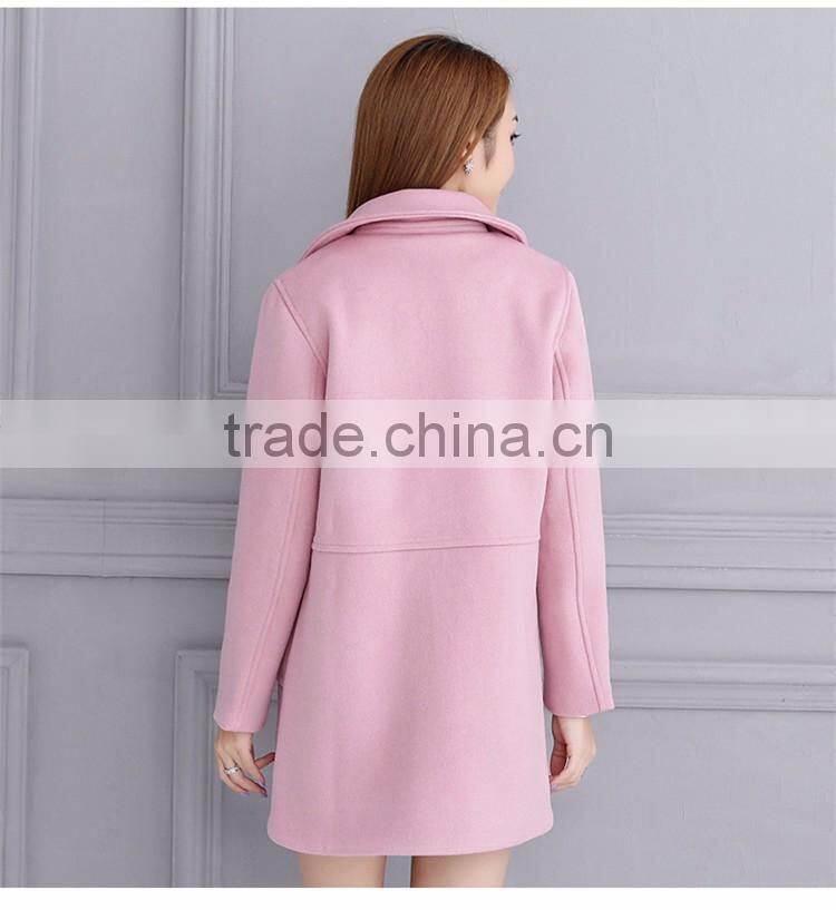 Fashion design korean women coat, new ladies coat
