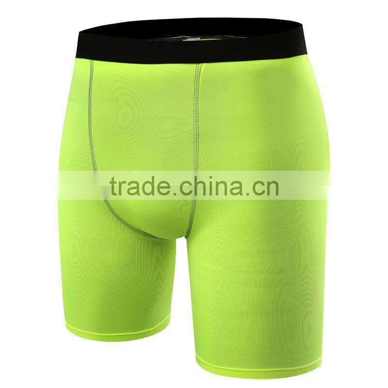 Latest wholesale gym pants polyester mens fitness shorts