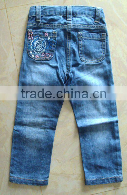 2012 fashion children stylist girls denim jeans