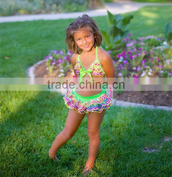 Wholesale kids bikini swimsuit baby swimwear
