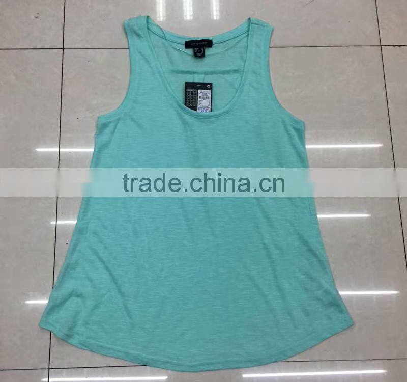 Clearance sale women polyester/cotton fitness tank top