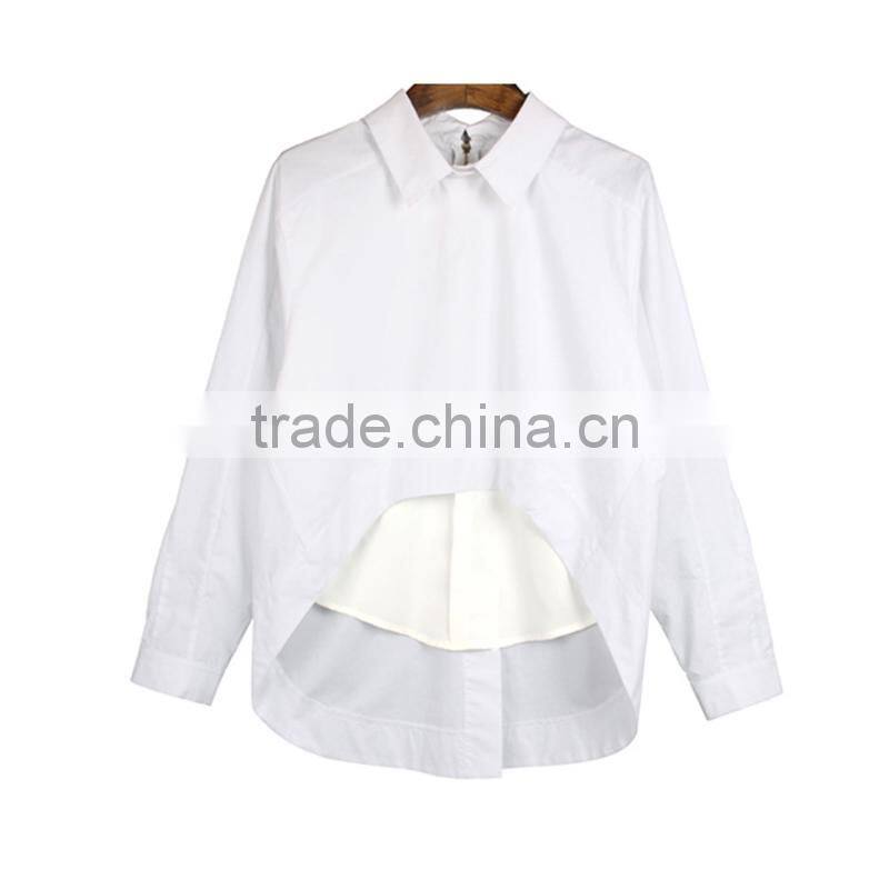 MAXNEGIO 2017 women clothing cotton frock designs short front long back top