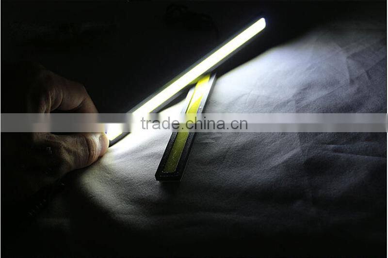 New ultra-thin high-brightness LED daytime running lights waterproof power cars running lights white yellow