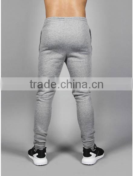 OEM Tapered Tracksuit Bottoms for Fitness Activities High Quality Polyester Cotton Fleece Sweatpants Mens Black Jogger Pants