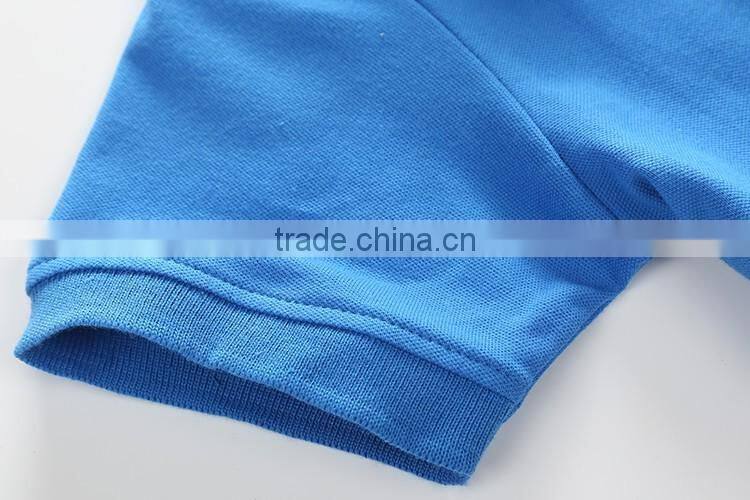 2017 Custom OEM high quality 100%cotton school uniform polo shirts design