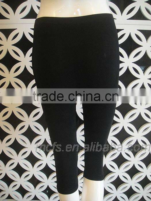 Seamless women solid leggings panties cheap ladies' sexy hot leggings