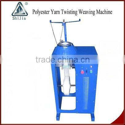 Polyester yarn twisting weaving machine