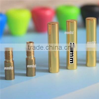 (MOQ:100pcs) Metal Shoe Lace Bullet Aglet- Set Of 4 - 26mm Repair Laces Or Pull Cords Bullet Aglets Tips - 3 Colour Choices Tips