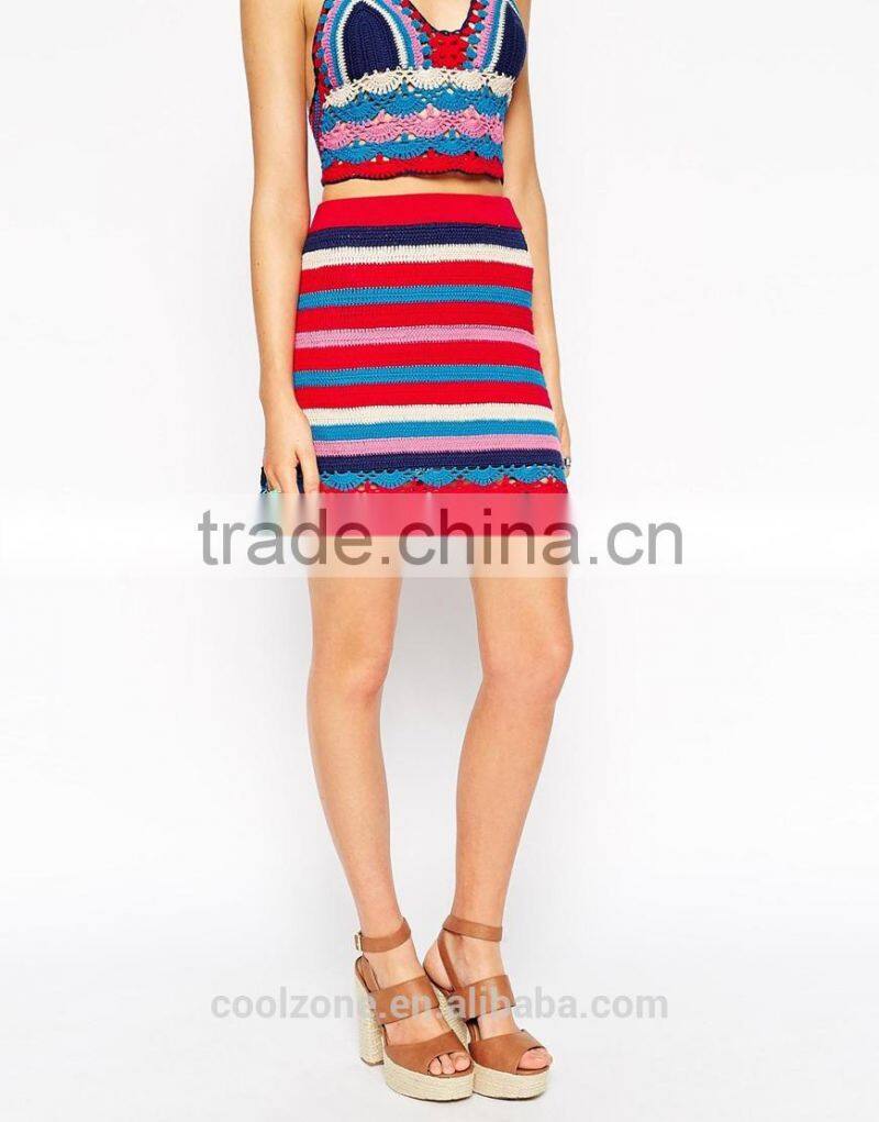 New arrival fashion very popular strips women umbrella skirt