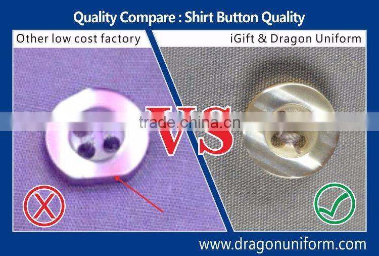 Applique Embroidery logo private school girl uniform shirt