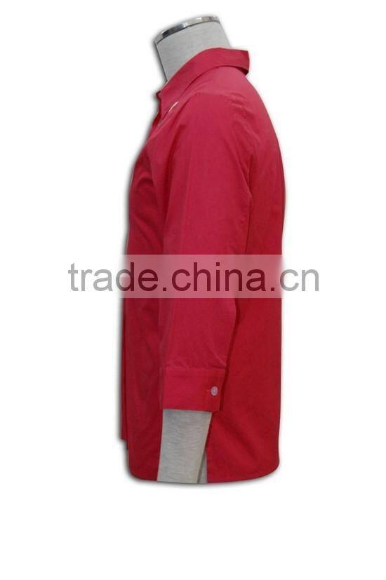 Woman Middle Blouses Tatting Decent Shirt workwear breathful women uniform shirt