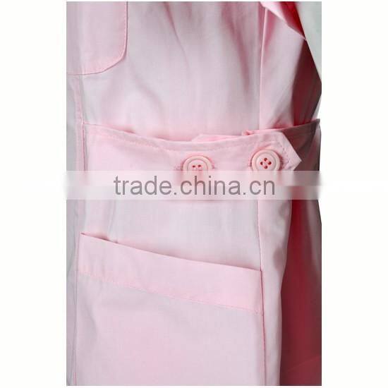 Good quality new design 100% cotton wholesale fashion white uniform nursing