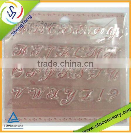 new product wholesale silicone rubber stamp scrapbooking stamps
