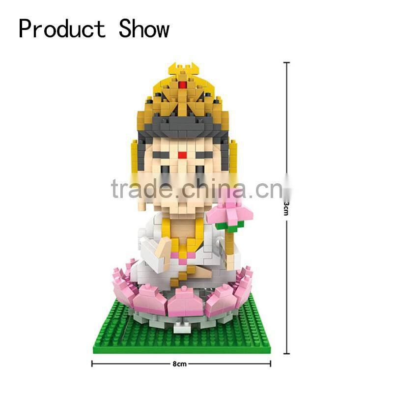 100% Safety Plastic Diy Assembly Building Blocks for Kids