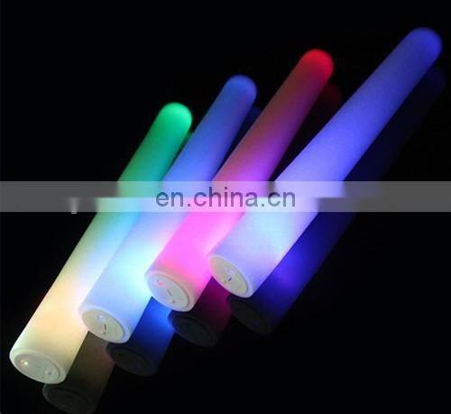 Promotional Logo Pritned Custom Light Up Led Foam Stick Flashing
