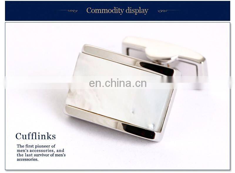 Graceful White Pearl Fashion Jewelry Cufflinks