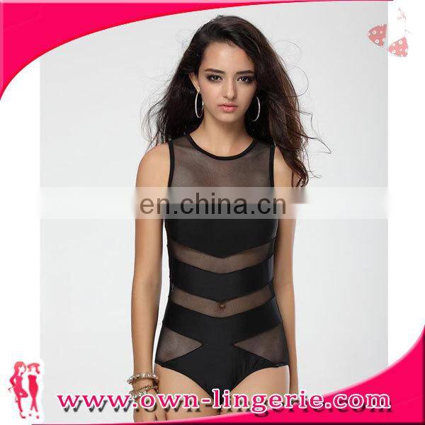 Hot Sales women sheer lingeries ladies transparent sexy teddy