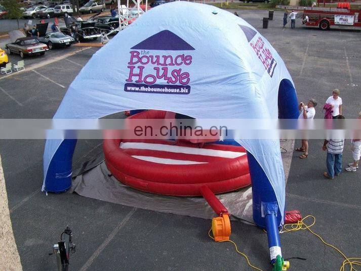 Pink Print Inflatable Tent Inflatable Spiderarch dome Tents For Sale